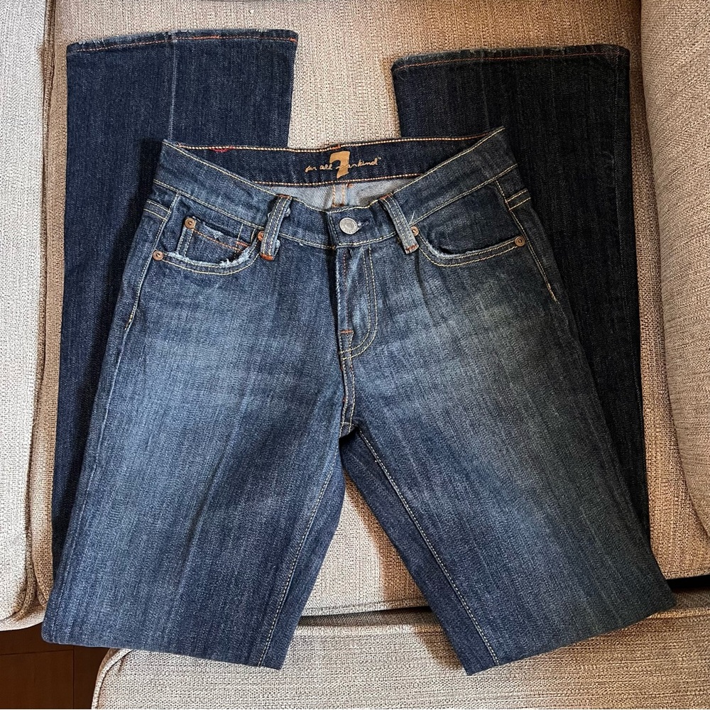 7 For All Mankind Low Rise Denim
Jeans